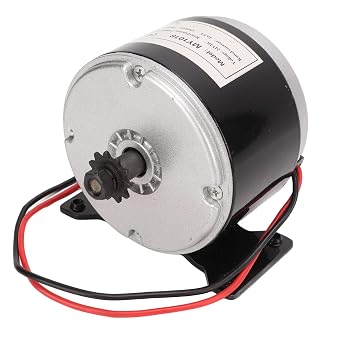 24V 280W Electric Motor, High Speed 2500RPM Aluminum Alloy, 11T Sprocket for Electric Tricycle, Powerful Replacement Motor