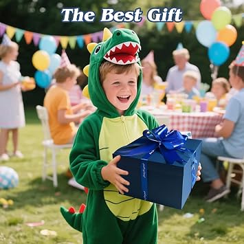 5 Layer Snack Explosion Box, Explosion Gift Box Creative Surprise Boxes with Tape and Ribbon DIY Folding Gift Boxes Surprise Case for Birthday Anniversary Wedding (Blue)