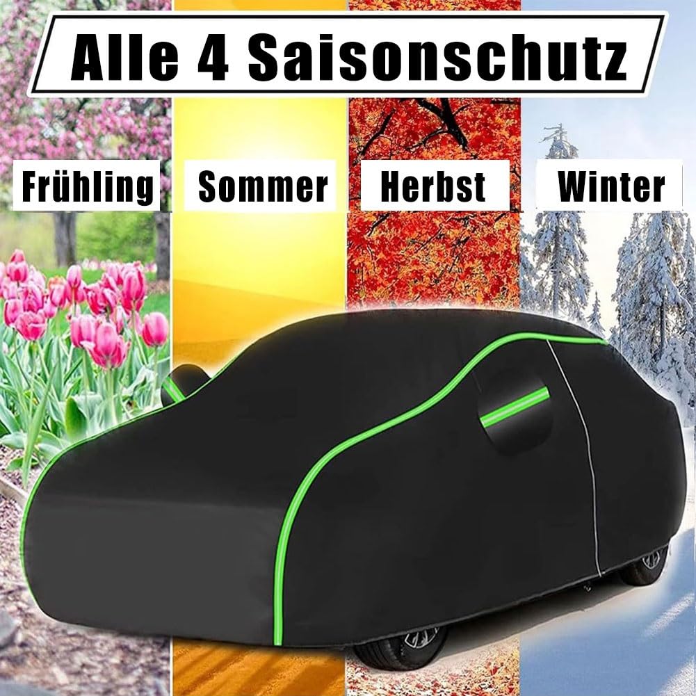 für Abdeckplane Auto Dodge Charger VI (LX) 2006-2010 Limousine, Oxford Autoabdeckung Wasserdicht, Auto Abdeckplane für Vollgarage Regen Sonne Staub UV Schutz