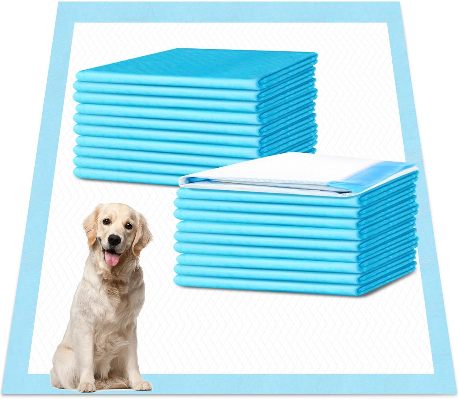 XIXIWOW Dog Pads Extra Large, Puppy Pads XLarge 23.6"x35.4