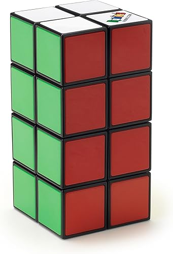 Rubik's Torre, rompecabezas complejo de 2 x 2 x 4 a juego de colores, cubo para resolver problemas de viaje, desafiante juguete para ansiedad para disponible en Yaxa El Salvador