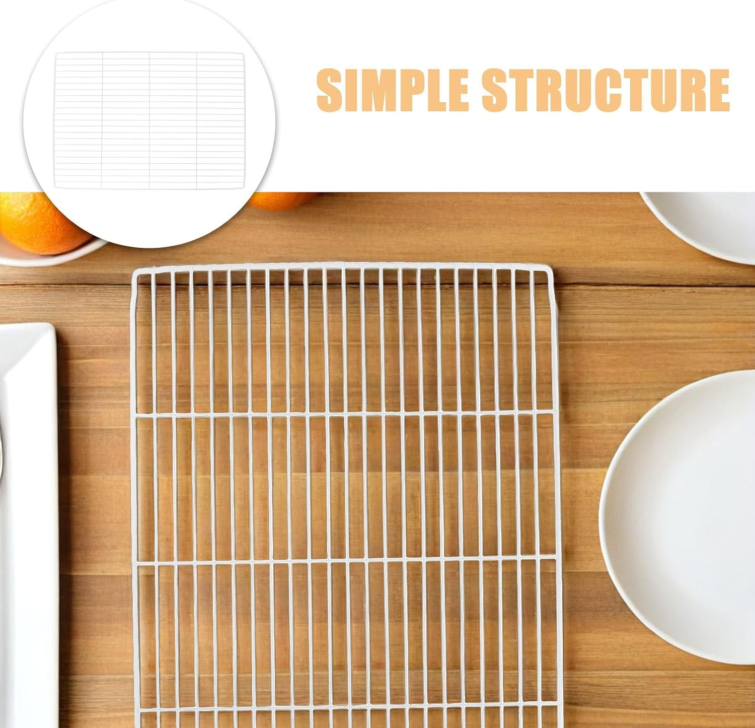 2pcs Refrigerator Metal Partition: Kitchen Chest Freezer Dividers Fridge Wire Shelf Separators for Storage Closet Drawer White