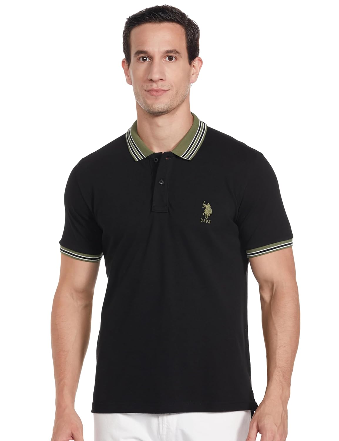 U. S. POLO ASSN. Men’s Solid Slim Fit Polo Shirt