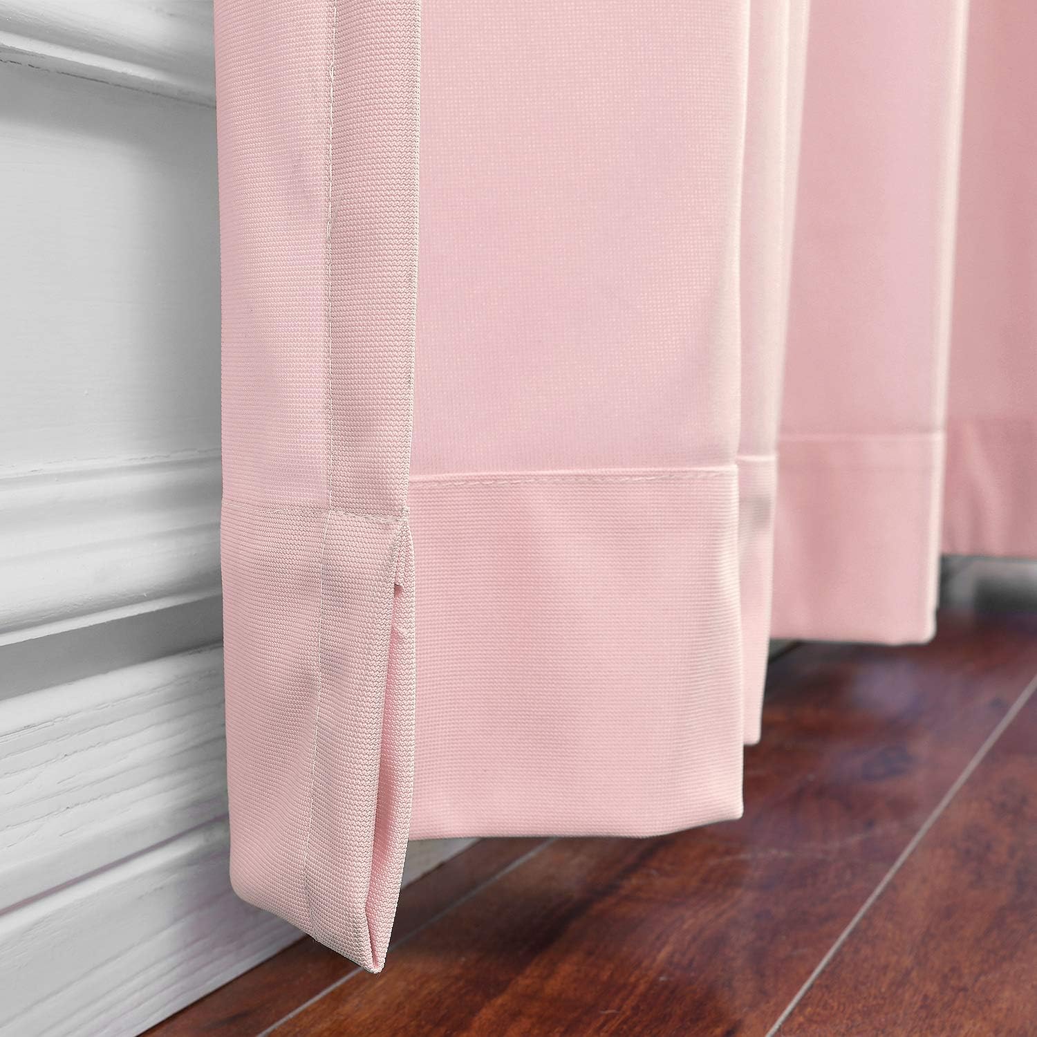 ChadMade 9ft Wide x 7ft Tall Hospital Curtain with Grommet for Hospital Medical Clinic SPA Lab Cubicle Curtain Divider Privacy Screen (Pink, 1 Panel)