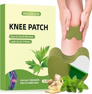 Knee Patches - 36Pcs Warming Herbal Plaster for Joint, Wormwood Extract Sticker for Knee, Back, Neck, Shoulder