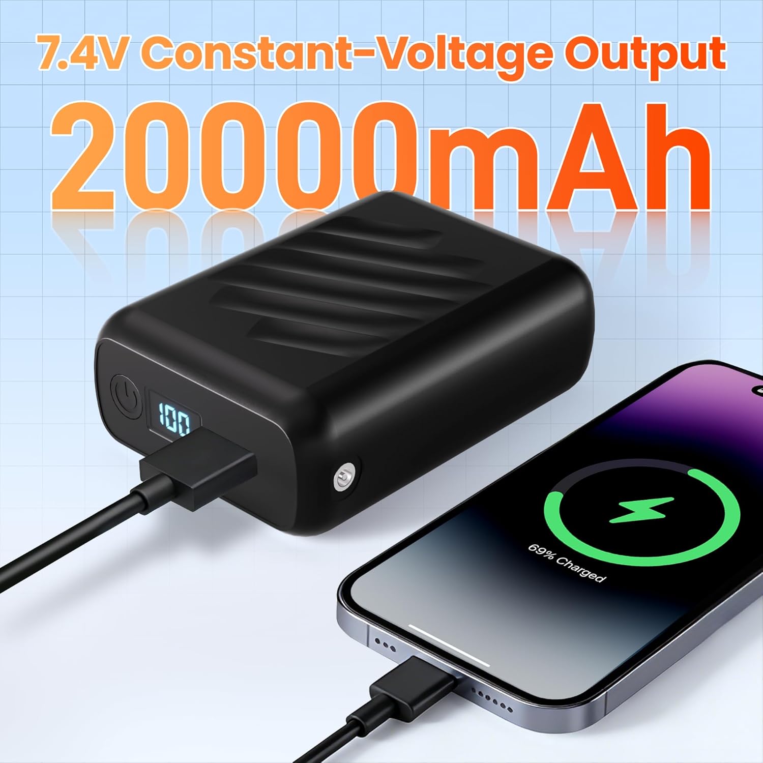 Mens Heated Jacket with App Control, 20000mAh Battery Pack, 8 Heating Zones Electric Heated Coat - Image 5