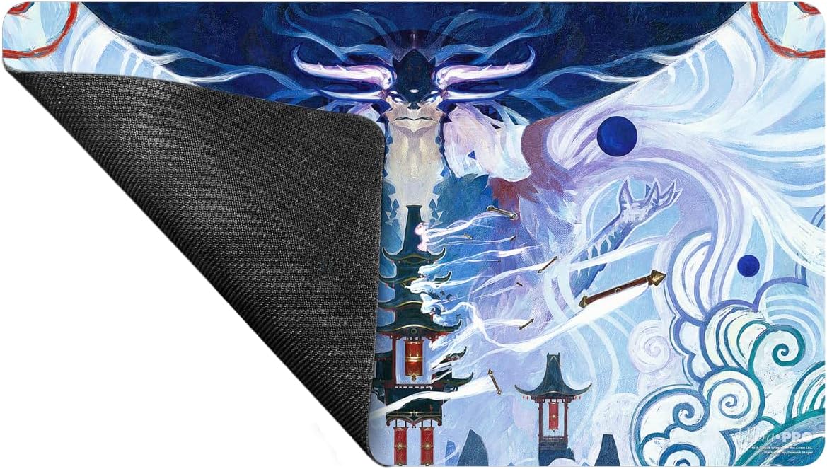 Ultra PRO - Tarkir Dragonstorm Inspired Ultimatum Playmat for Magic: The Gathering | Gaming Table Mat, Card Game Accessory, TCG Playmat, Tabletop Gaming Mat, Collectible Card Game Mat image 2