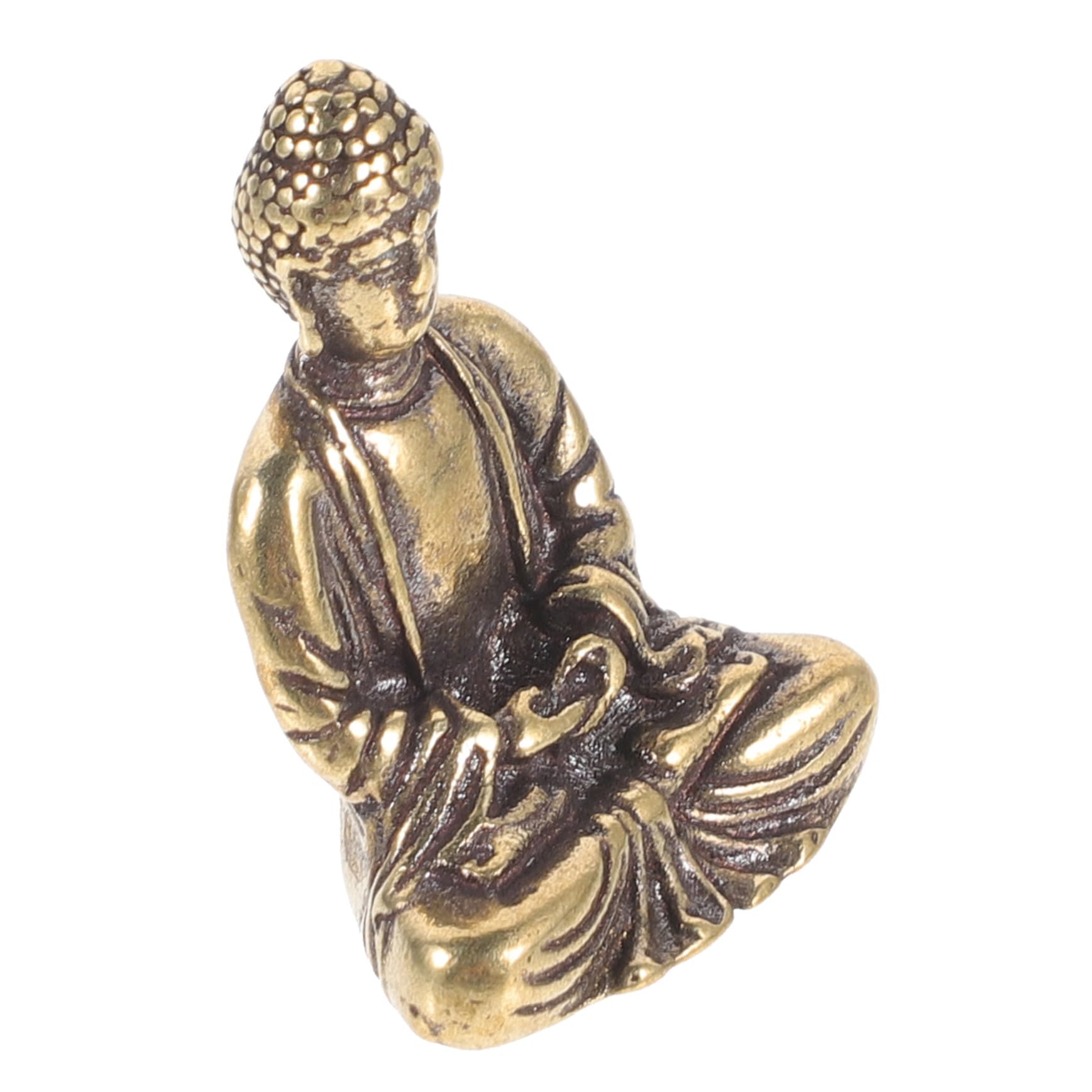 銅製 全身仏 仏像 装飾品 工芸品 美術品 置物 卓上 Amazon｜Amosfun 純銅製 小型釈迦如来仏像置物 仏教象徴の彫刻