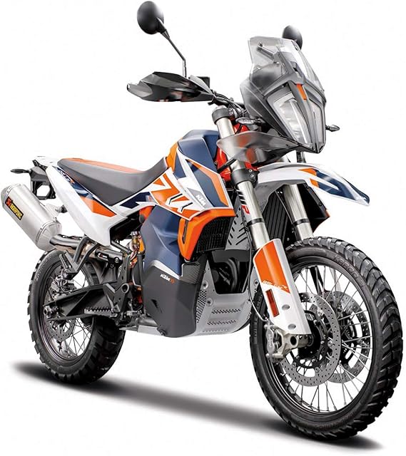 Bburago B18-51084 1:18 KTM 790 Adventure R Rally, Assorted Designs and Colours