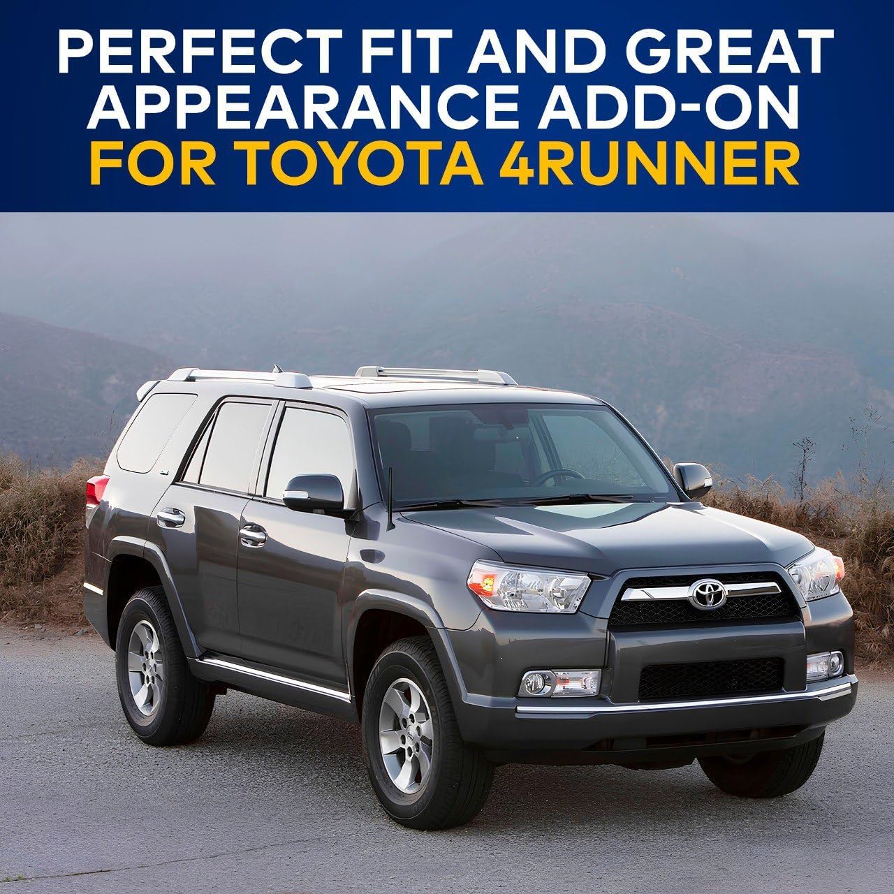 34-Inch Antenna Mast for Toyota 4Runner (2010-2017) – Highly Durable Premium Short Antenna – Car Wash-Proof Radio Antenna for FM AM – Rugged Black Design – Toyota 4Runner Accessories