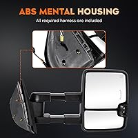 Vista 8 de Youxmoto Espejos de remolque aptos para Chevy 2007-2013 para GMC; Silverado Sierra 1500/ 2500HD/ 3500; espejos para camioneta