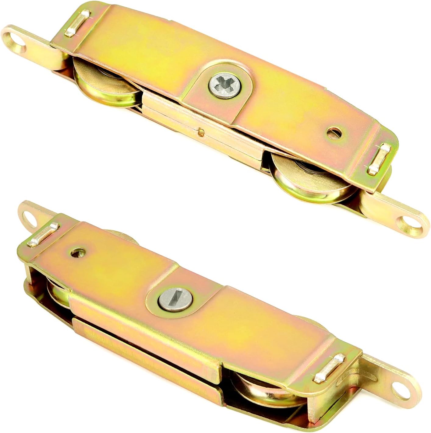 QWORK Heavy Duty Sliding Patio Door Roller Assembly with Side ...