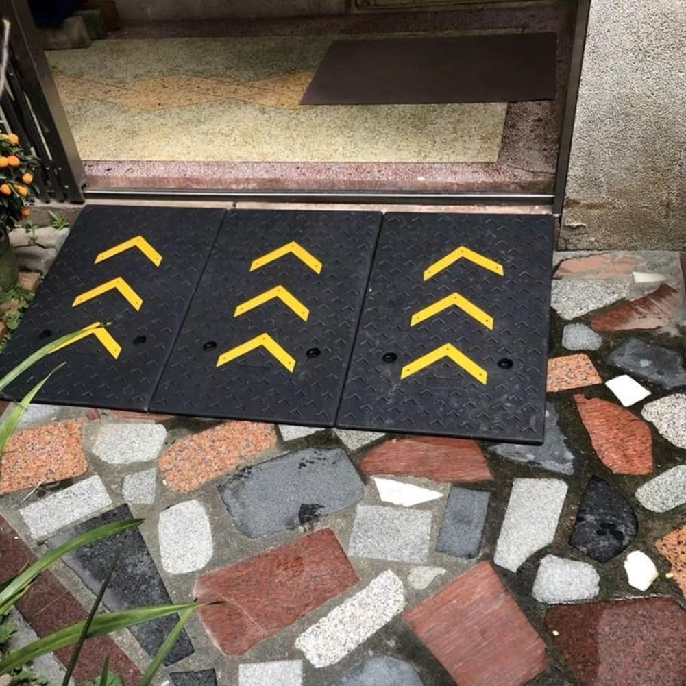 Wytrzymałe rampy podjazdowe, gumowe rampy krawężnikowe, progi chodnikowe(19cm)