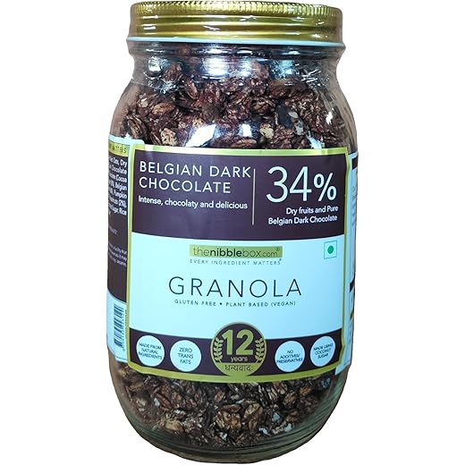 TheNibbleBox Dark Chocolate Granola 500g