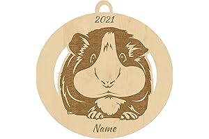 Personalized Guinea Pig Christmas Ornament for Animal Lovers