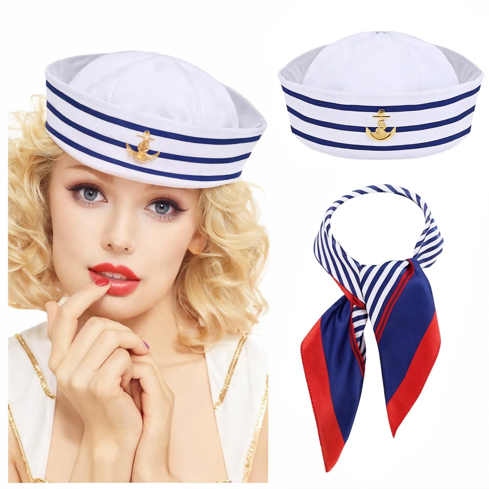 帽子 SILK SCARF CAP/ NAVY 0E2C329B-5CFD-4F14-B960-