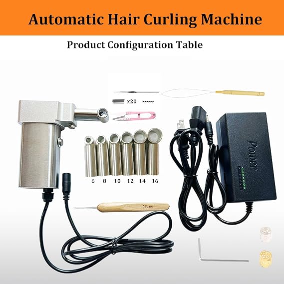 Dreadlocks Machine,Automatic Dreadlock Machine,7 Adjustable Speed Settings,with 6 Replacement Holes,Portable Dreadlocks Machine,Easy Use Dreadlock Maker Machine
