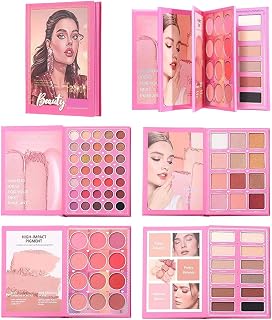 Makeup Palette Portable - Stain Proof Beauty Cosmetics, Multi-Shade Travel Set, Eye Palette with Mirror Included, Makeup Kit Compact Design, Cosmetic Palettes for Women Girls Wife