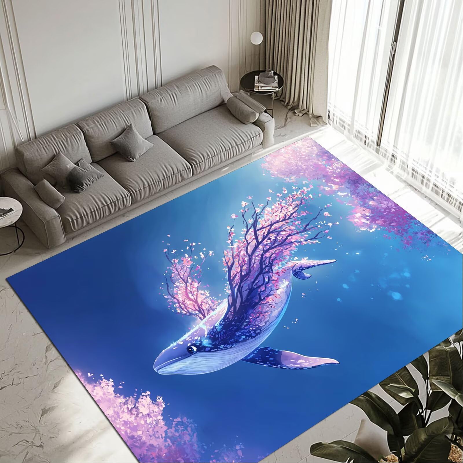 Tapis animal de décoration intérieure 50x80cm avec finitions imperméables premium