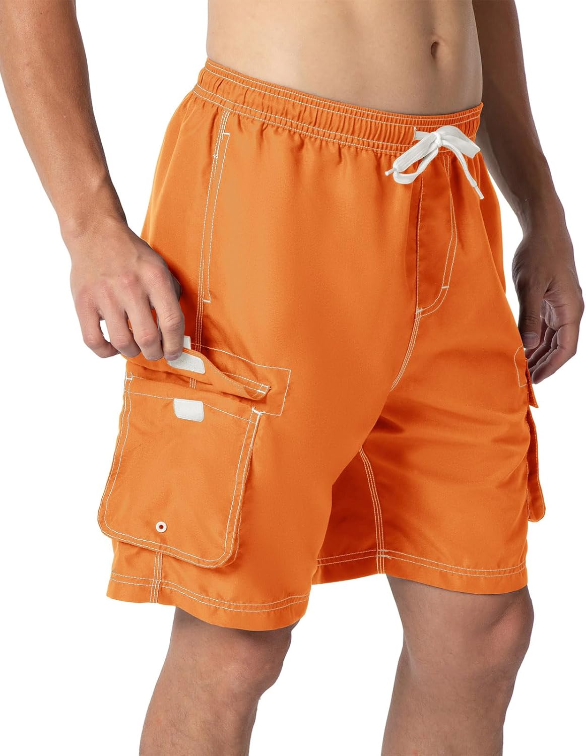 JHMORP Men's Swim Trunks Quick Dry Bathing Suit Swimwear Hawaiian Beach Board Shorts with Mesh Liner