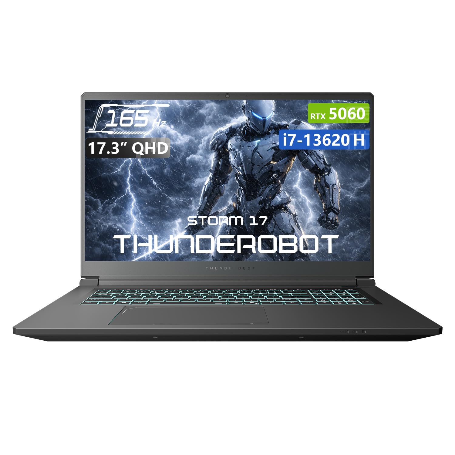 Thunderobot Storm 17 5060 17 inch Gaming Laptop 17 3 QHD 165Hz 2K Display Core i7-13620H GeForce RTX