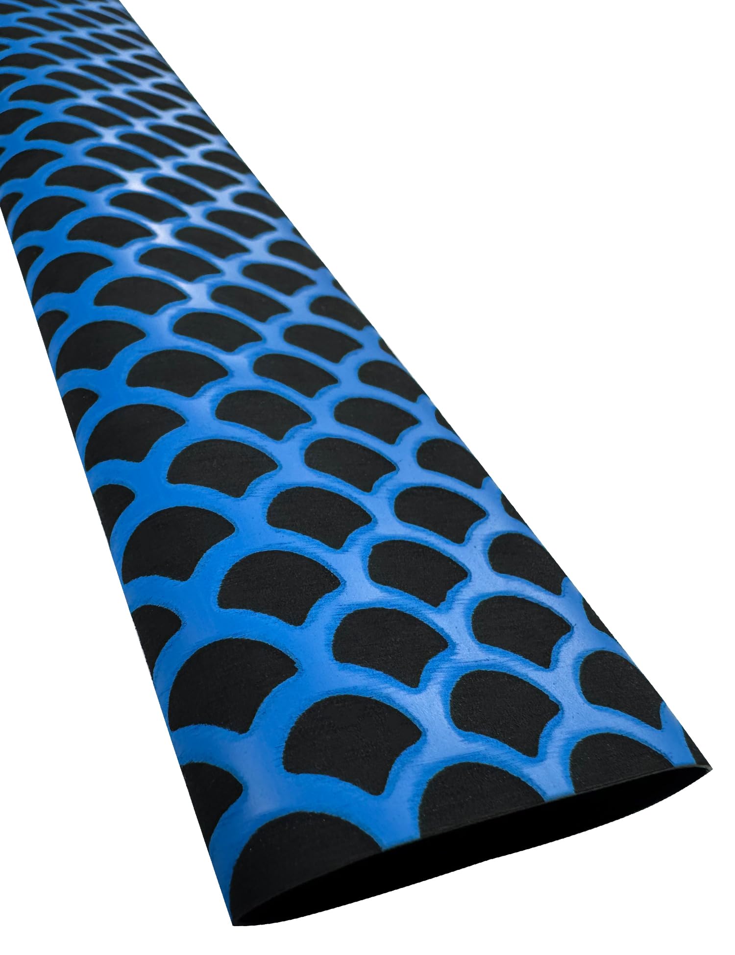 Accering Guaina termorestringente a 2 tonalità, con impugnatura antistatica, per utensili da cucina (φ35 mm, nero e blu)