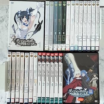 ダンまち アニメ DVD 1-3期 ボックスセット フランス版 日本語音声 ダンまち アニメ DVD 1-3期 ボックスセット フランス版 日本語