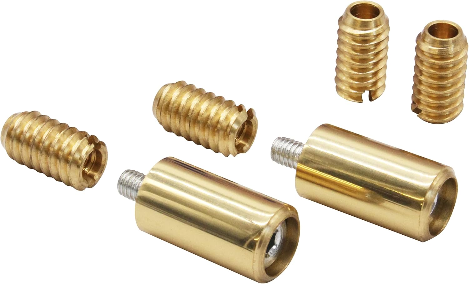 EAI Sash Window Stop for Security and Ventilation Polished Brass