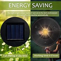 Vista 2 de Piezas de repuesto de luz solar, paquete de 2 luces solares de repuesto, insertos de luz solar de 8 lúmenes para linternas, caja de batería