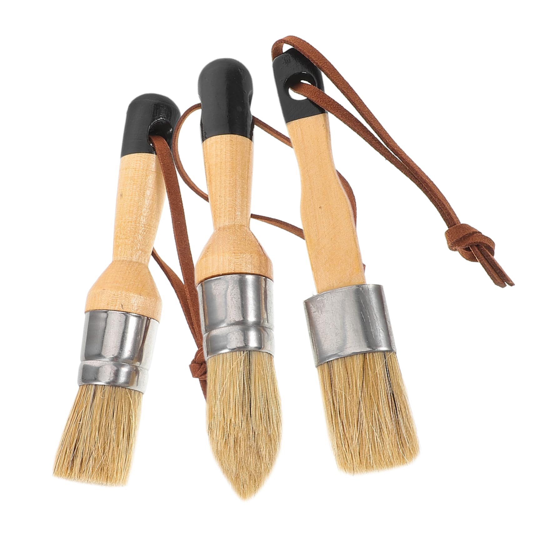 SHINEOFI 3 Series Pinceles Reutilizables Pintura Resistente Al Desgaste Herramientas De Arte Uso Diario Decoración Y Muebles 3 Piezas*3