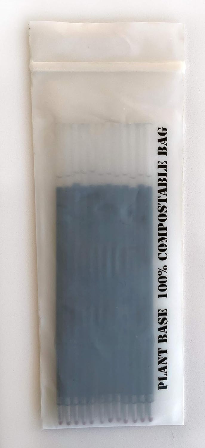 Pack of 12 Gel Ink Refill for Retractable Pens, Medium Tip Point 0.7mm, Black Ink, Fits Retractable Pen, Universal Size Refill, 115mm/11.5cm/4.5 inches (Black, 115mm) : Office Products