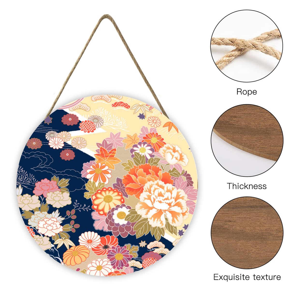 壁飾り レトロ モダン 半円柄 楽天市場】屏風 鑑賞屏風 観音開き 両面表 円相 円窓 葛飾北斎 手漉き