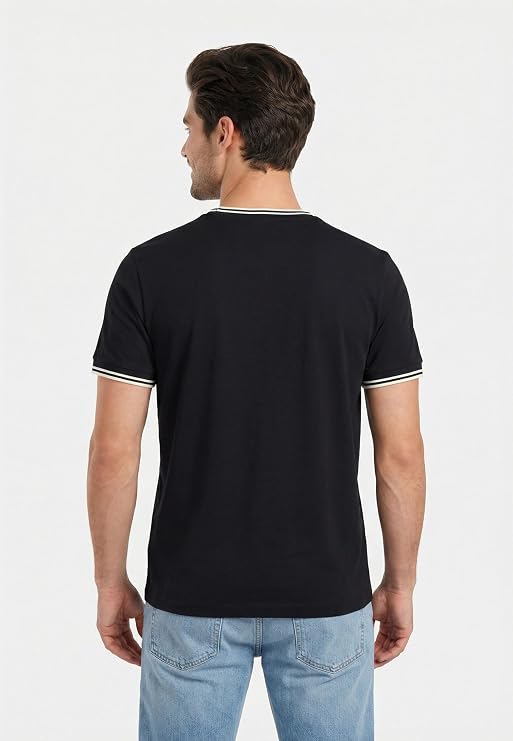 Fred Perry Twin Tipped T-Shirt Navy