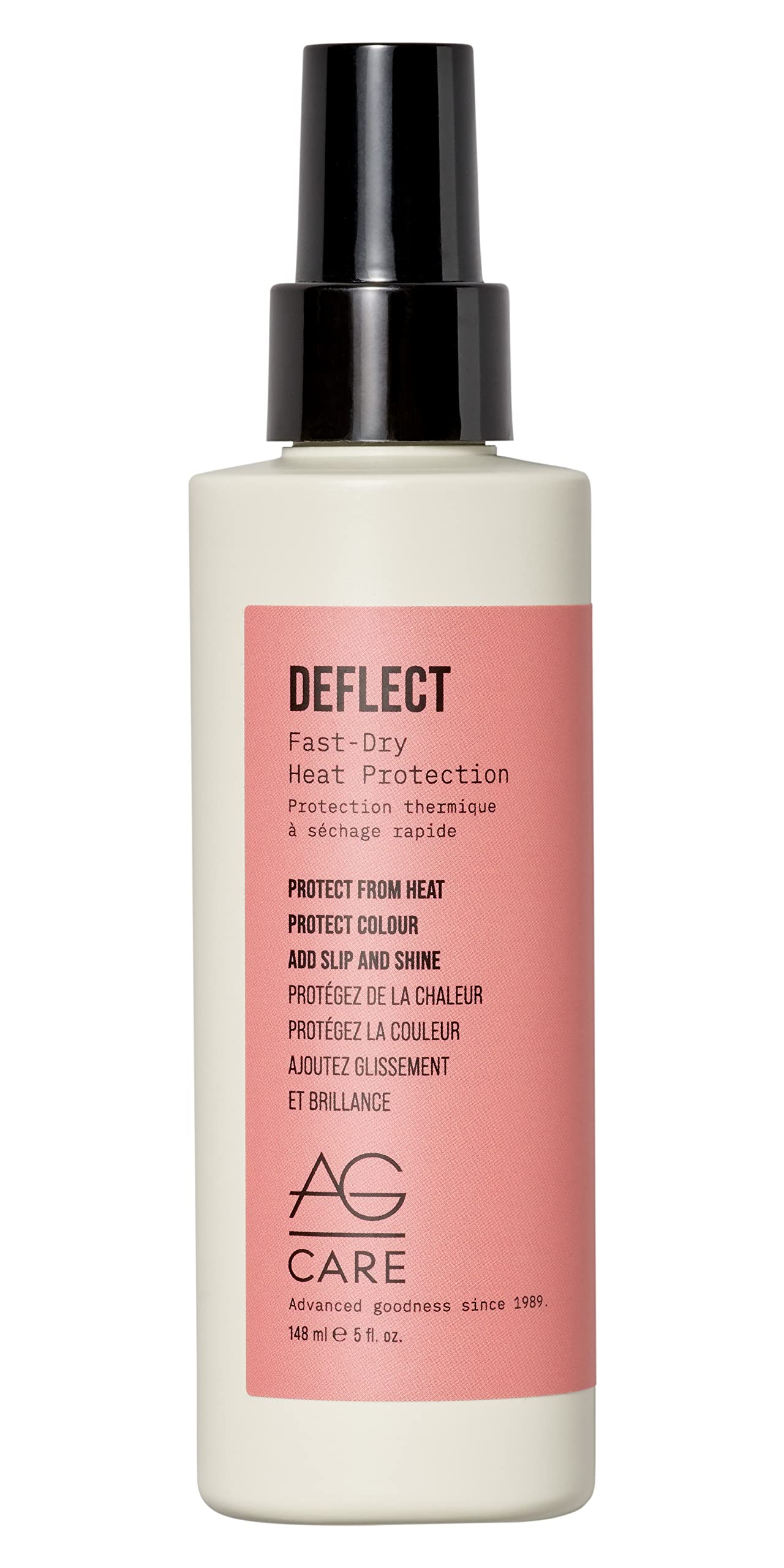 Deflect Fast-Dry Heat Protection, Ultra-Light Thermal Protection Spray - Smooth and Shine, 5 Fl Oz