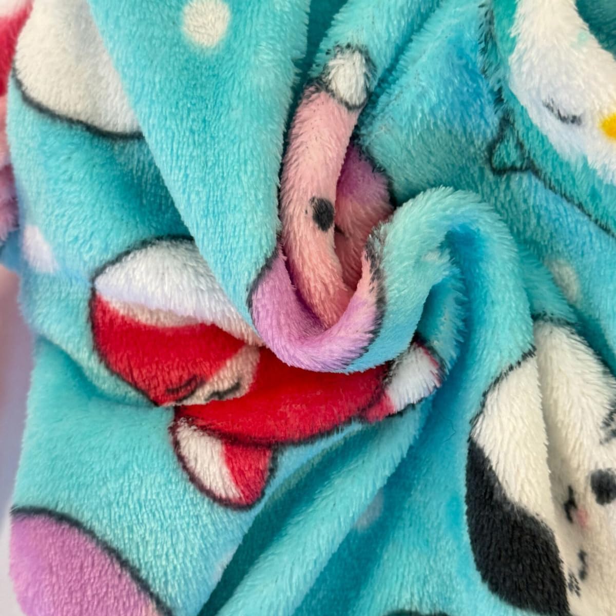 Squishmallows Girls Fleece Kids Hooded Robe - Super Soft Plush Kids Spa Bathrobe with Pockets, Sizes 6-12 - Official Product - Image 7