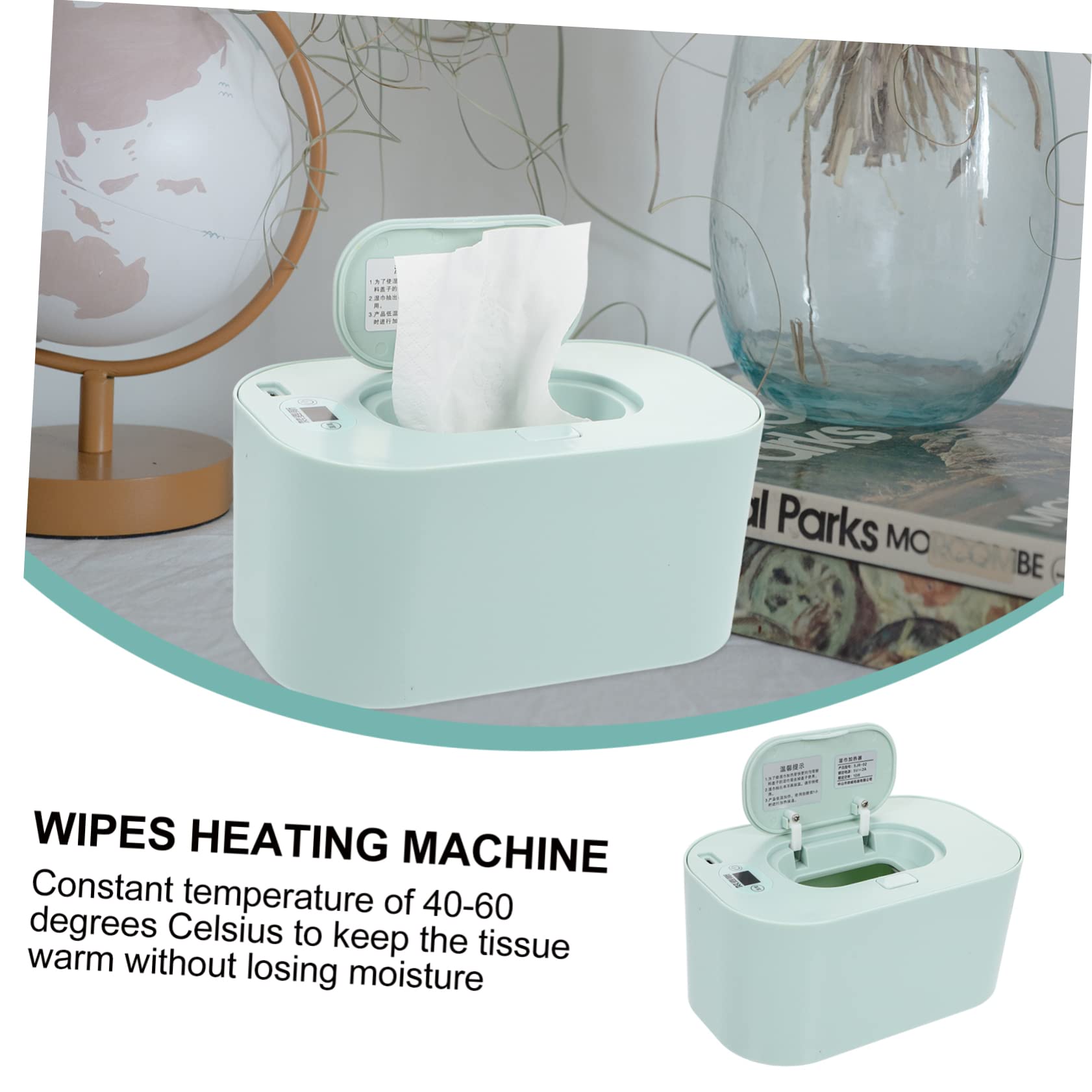 Calentador de Toallitas Húmedas Portátil USB Temperatura Constante para Bebés, Material Pp Seguro y Diseño Compacto para Uso en Hogar y Exterior