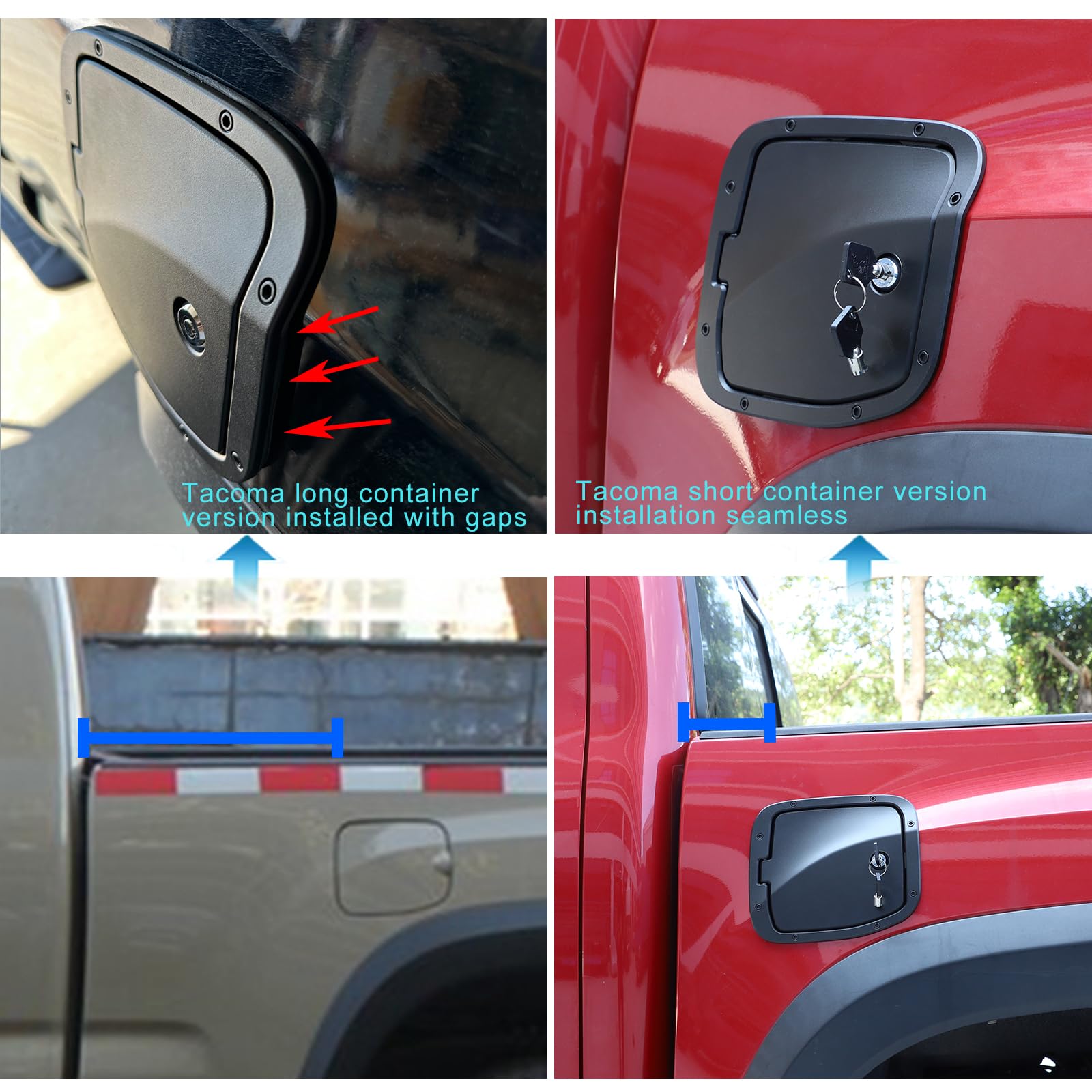 HAPPYHORSE Fuel Tank Cap Replacement Anti-theft Lock Cap