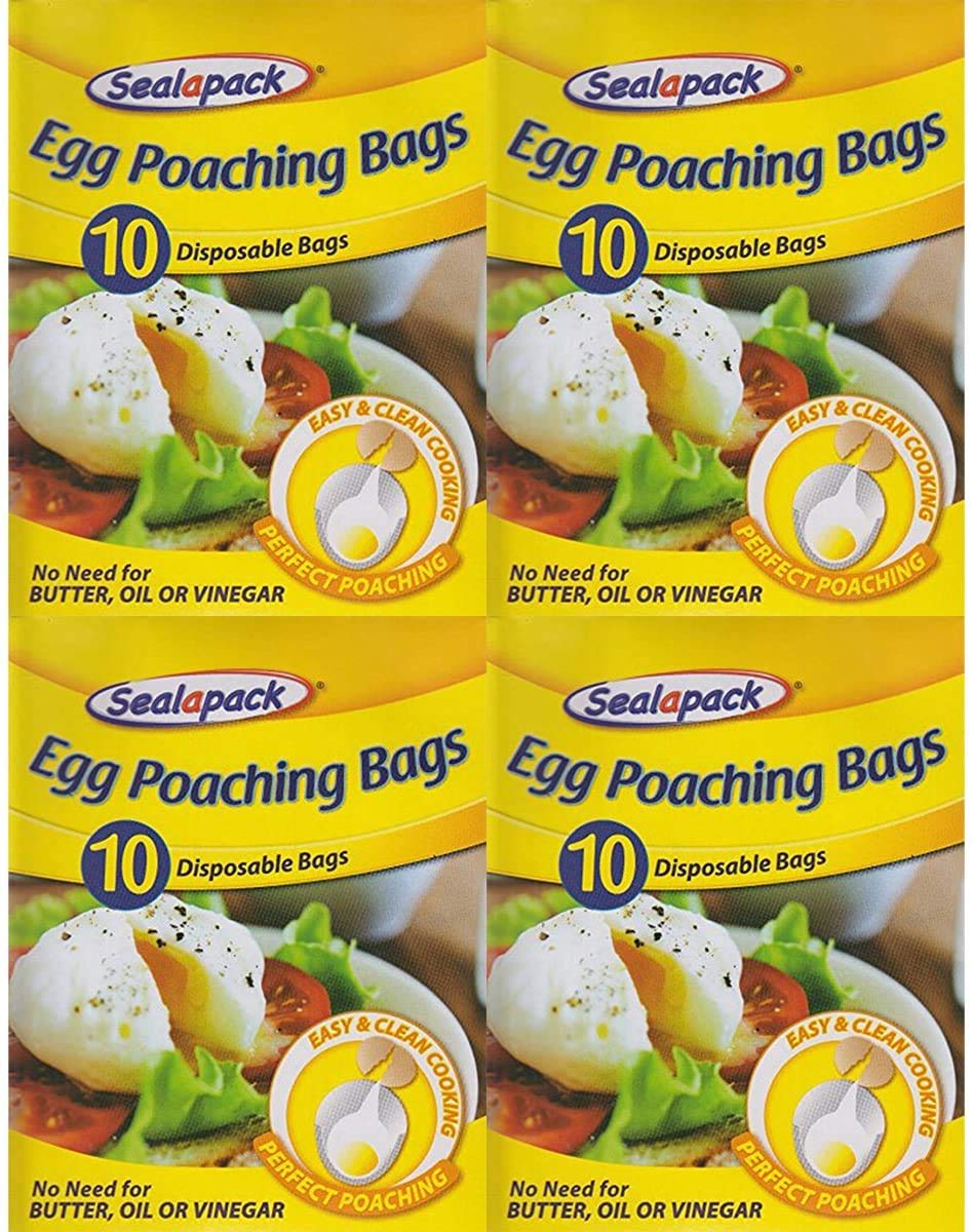 Sealapack120 x Disposable Egg Poaching Bags Perfect Poachies Easy Clean