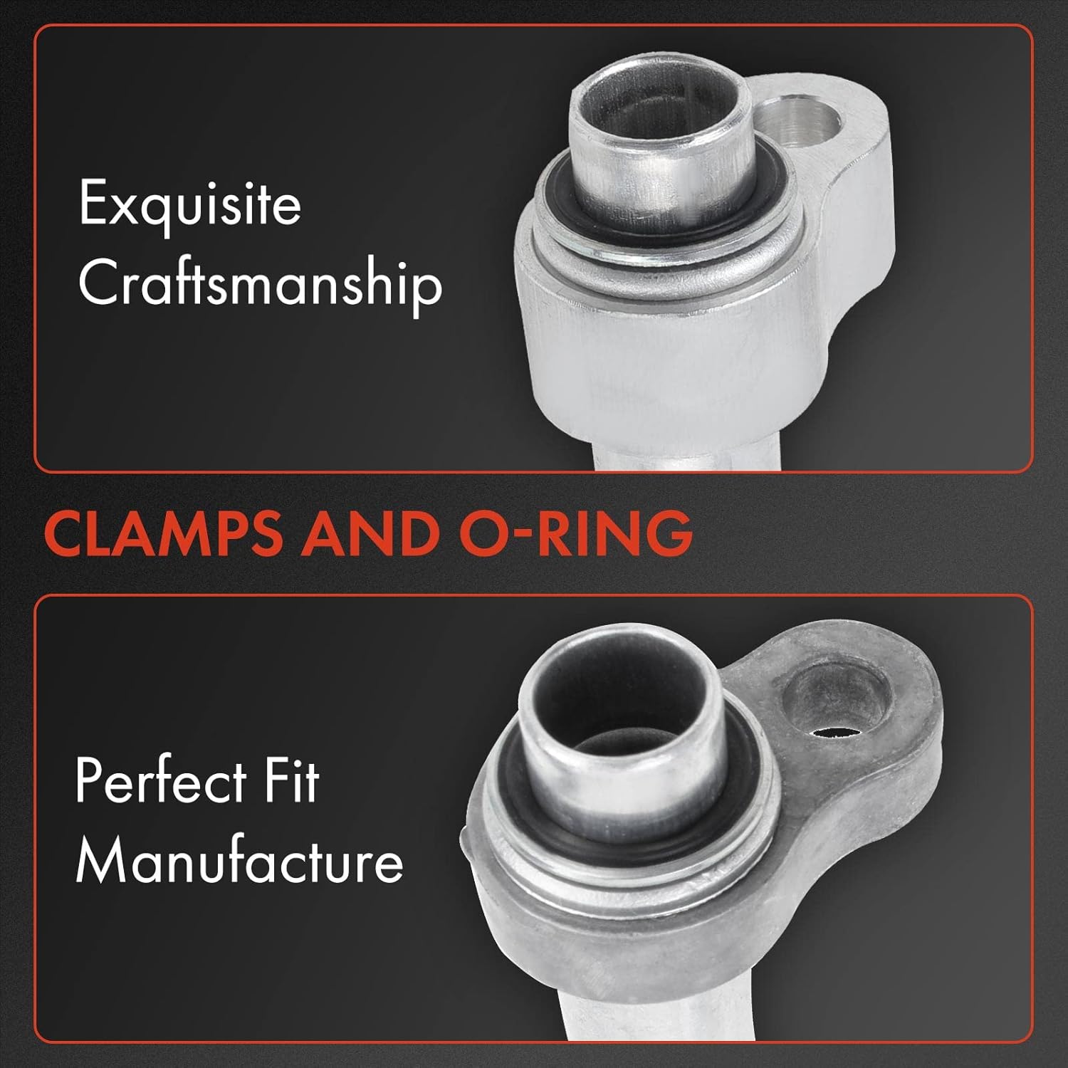 A-Premium A/C Suction Line Hose Assembly Compatible with Chevrolet & GMC Models, Silverado Sierra 1500 2500 3500 Tahoe Yukon XL 1500 2500, Compressor to Evap