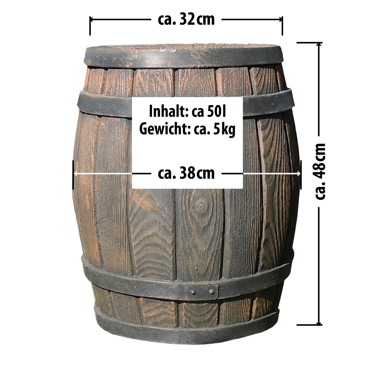 RAIN WATER BUTT water butt OAK barrel WATER TANK rain water collector