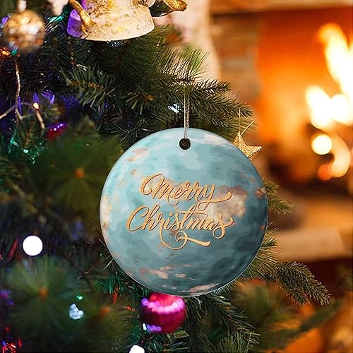 Miniatura 3 de Christmas Keepsake Ornaments Cosmic Galactic Planet Ceramic Ornament Gifts Ornaments Star Christmas Tree Hanging Ornaments Souvenir Holiday