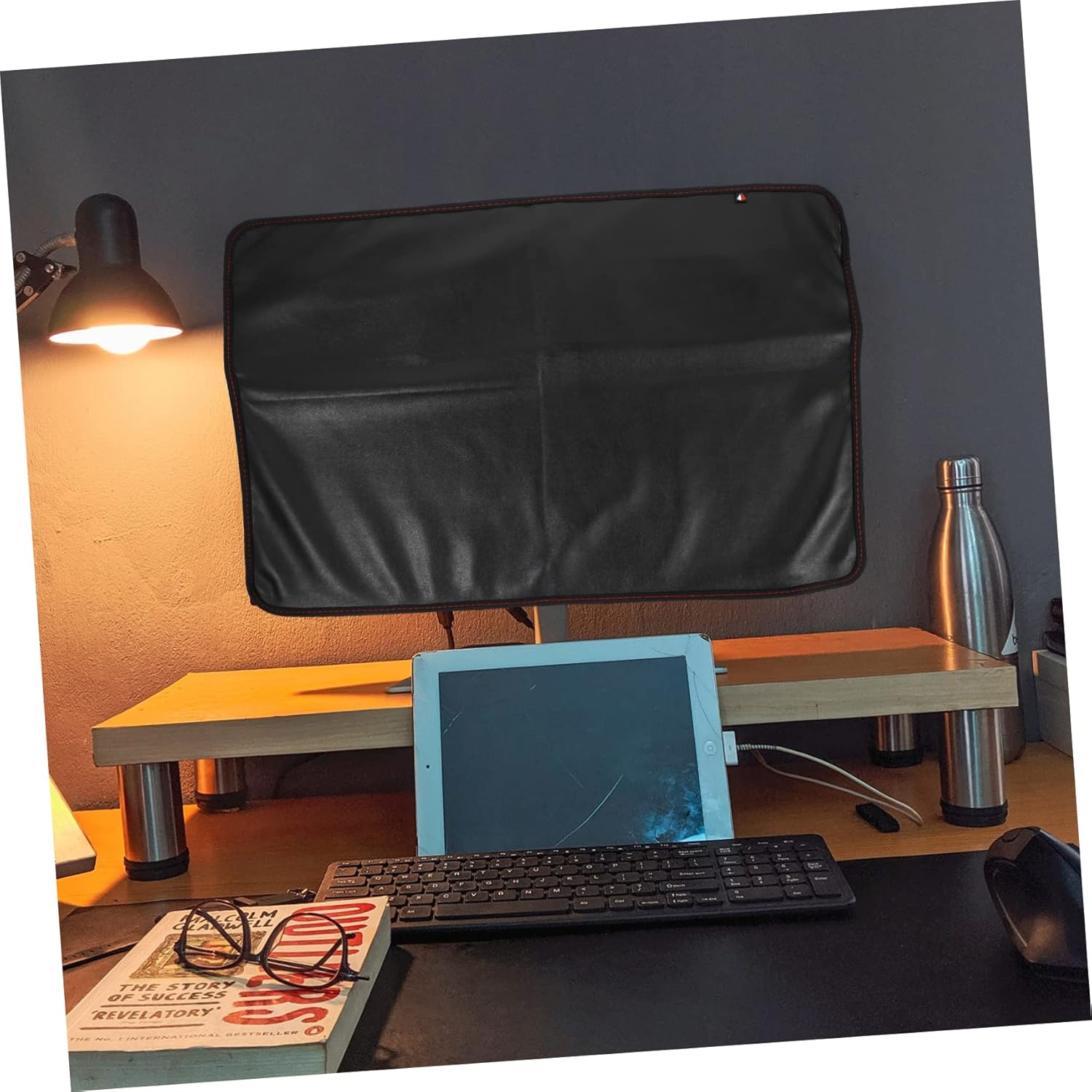 3pcs Computer Cover for Monitor Dust Protective Sleeve for Office Use Lightweight Portable Design for Family and Friends