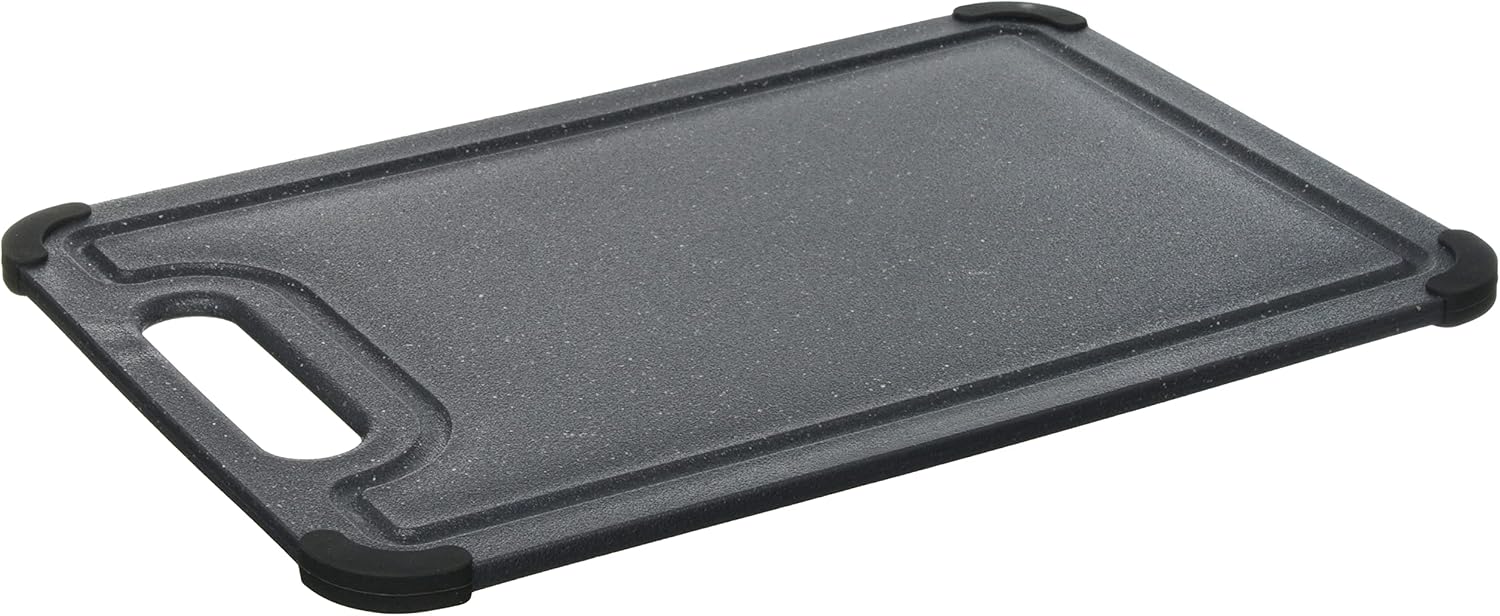 Dulton Y915-1253M Cutting Board, Medium Size, Plastic, Silicone, Anti-Slip, Kitchen, Height 0.3 inches (8 mm), Width 13.8 inches (350 mm), Depth 9.4 inches (240 mm)