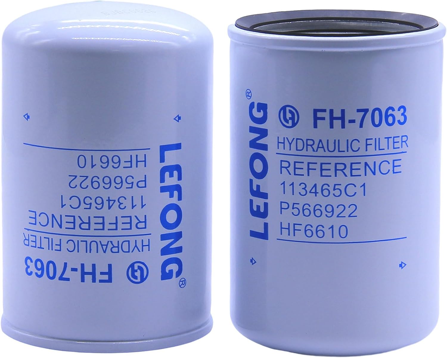 2 Pcs LEFONG FH-7063-2 Hydraulic Transmission Oil Filter Replaces RE27284, 40530W-AD, 70016, BT9346-MPG, P566922 Fits John Deere 990 1070 970 870 850 1050 950 790 770 670 750 650, Centurion Gilbarco