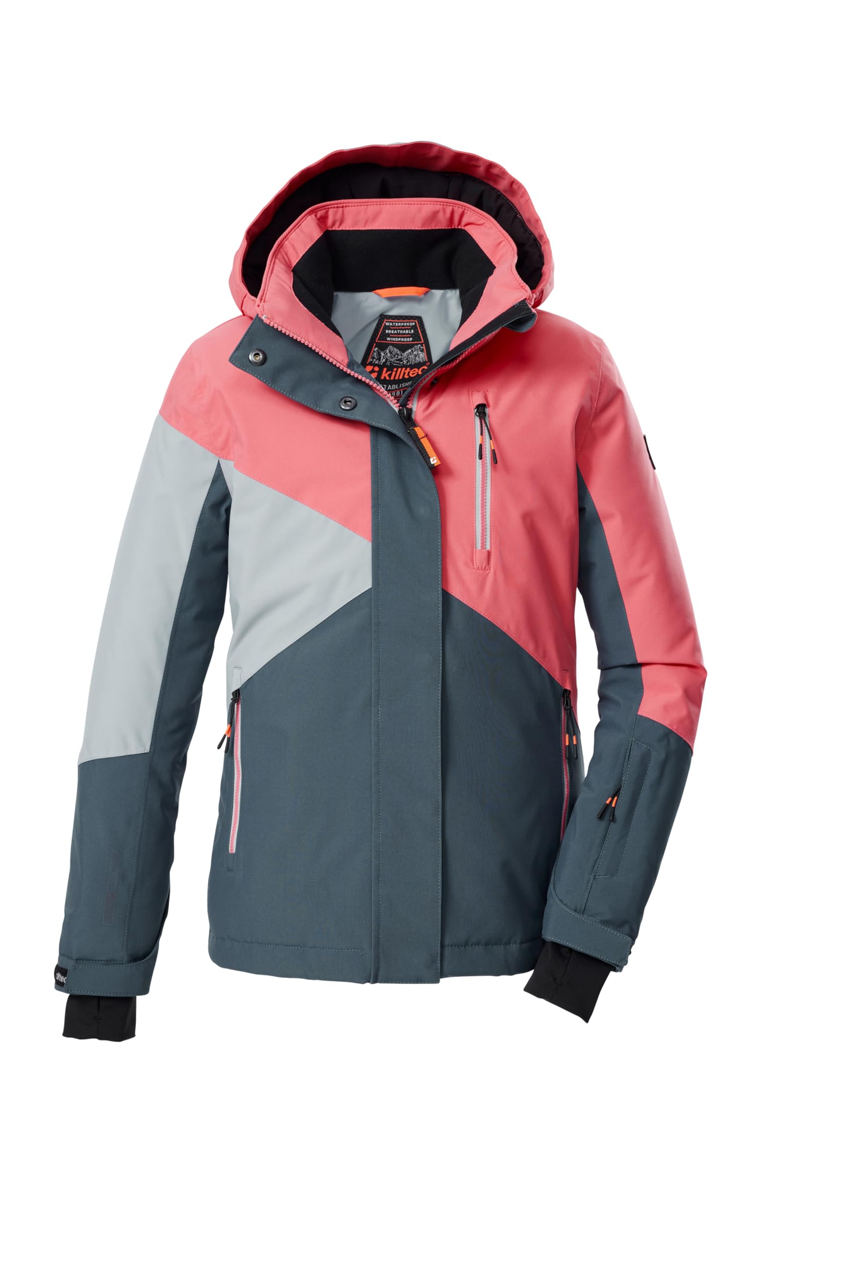 Killtec Mädchen Ksw 209 Grls Ski Jckt Skijacke/Funktionsjacke mit Kapuze und Schneefang
