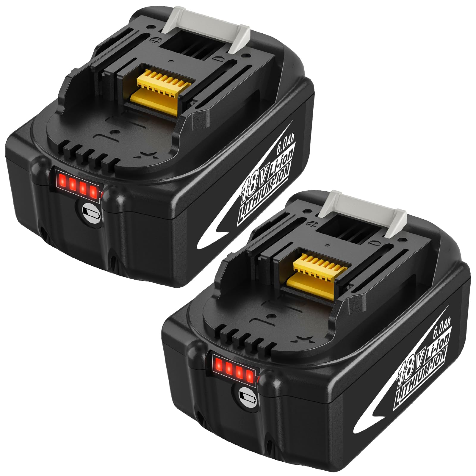 Amazon.co.jp: マキタ18v互換バッテリー 2個セット BL1860B 6.0Ah実 