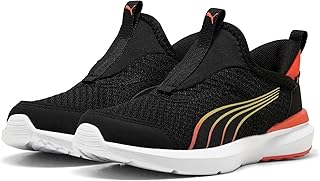 Puma Kruz Profoam SLIPTECH PS Black-Redm black Low Boot for Unisex Pre-School size 28.5