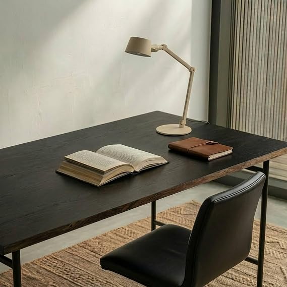 Lucande Table Lamp Silka (Modern) in Cream Made of Metal for e.g. Living Room & Dining (1 Light Source, E27) from Desk Lamps