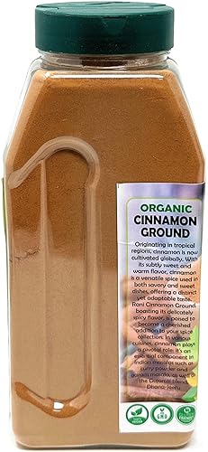 Vista 15 de Rani Canela en polvo (molida) Especias 16 oz (1 libra) 16.01 oz tarro de PET ~ Todo natural Sin sal Vegano Sin colores Apto para gluten