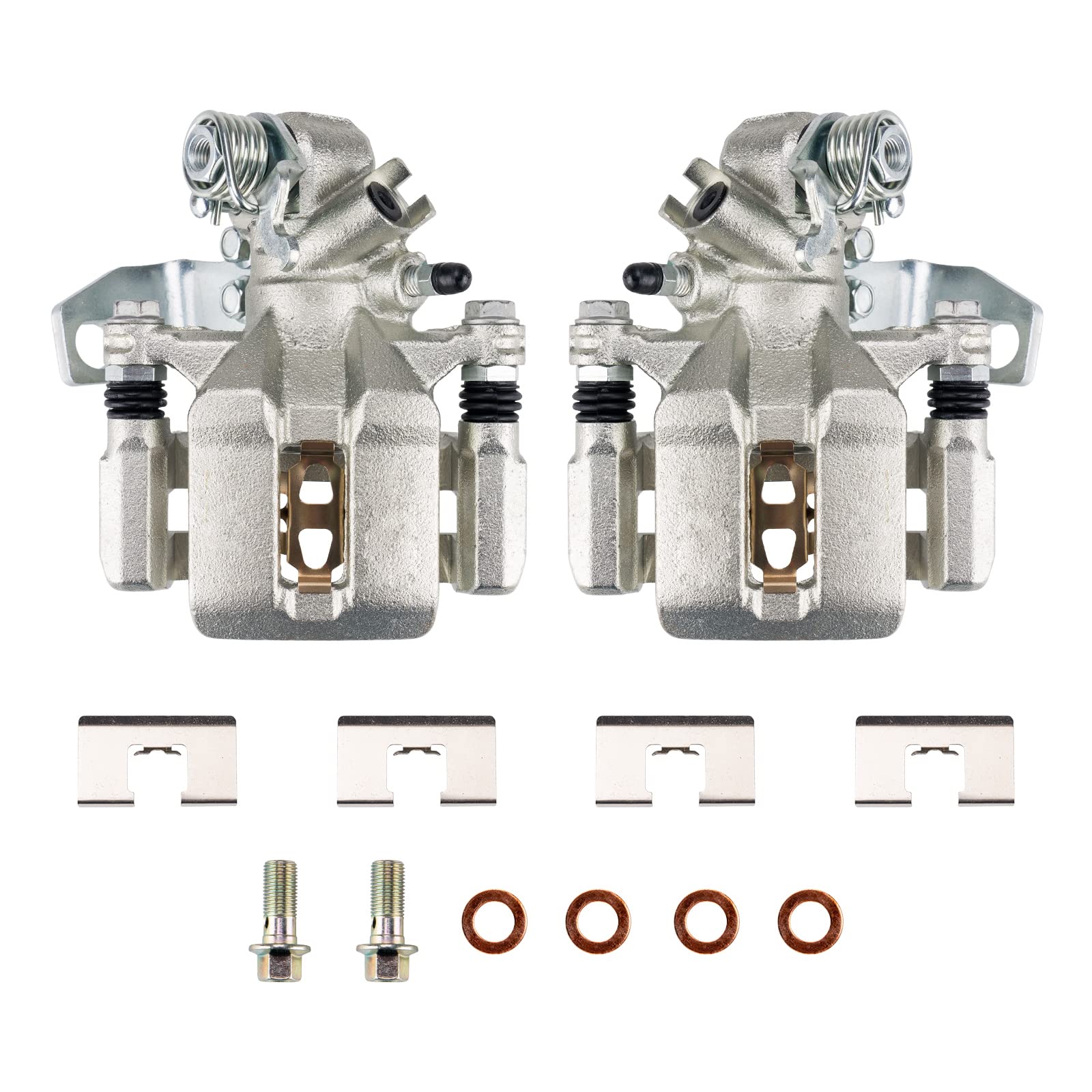 PHILTOP Brake Caliper Rear Compatible with 2002-2006 Acura RSX, 2002-2005 Honda Civic, 19-B2679, 19-B2678